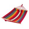 Bliss Hammocks 48" Wide Caribbean Hammock w/Pillow, hook & loop Straps, & Chains, 265Lbs Capacity (Tequila Sunrise) BH-404